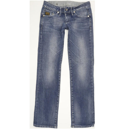 G-Star Midge Women Blue Straight Slim Stretch Jeans W29 L30