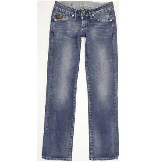 G-Star Midge Women Blue Straight Slim Stretch Jeans W29 L30