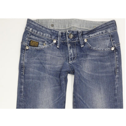 G-Star Midge Women Blue Straight Slim Stretch Jeans W29 L30
