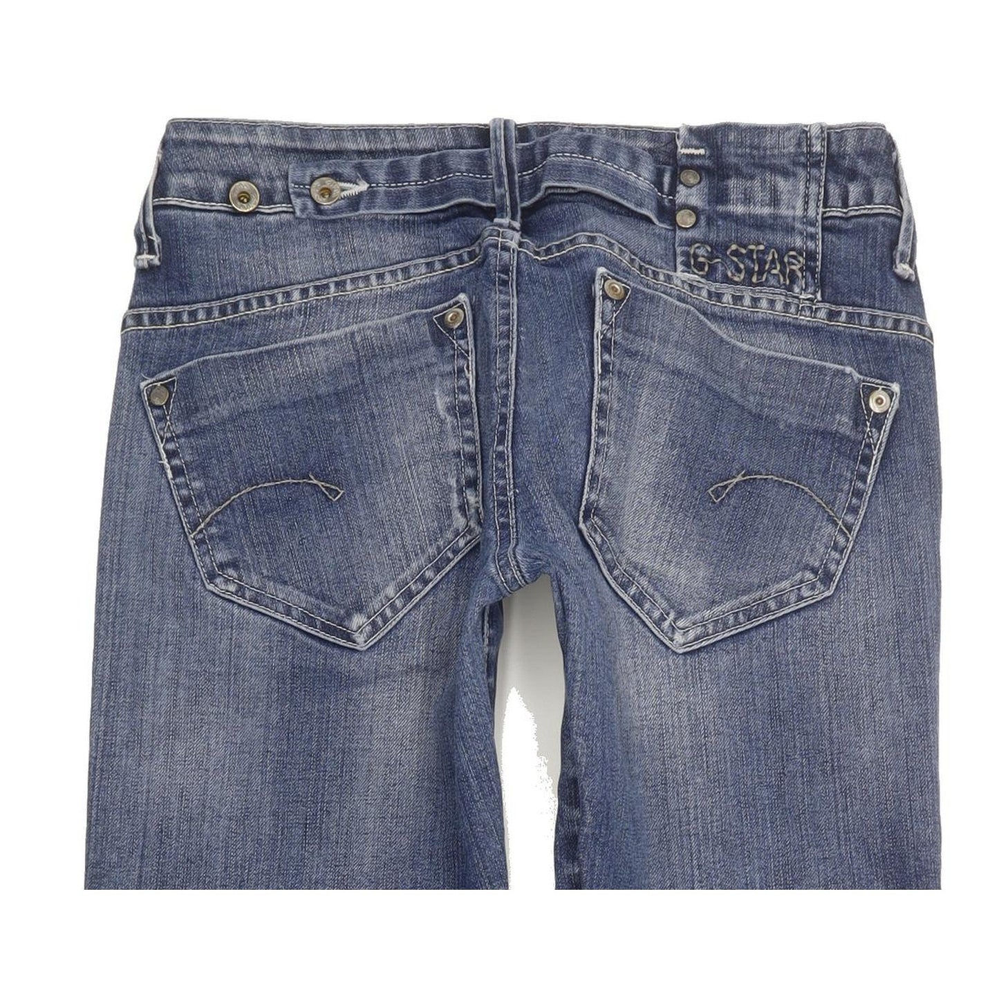 G-Star Midge Women Blue Straight Slim Stretch Jeans W29 L30
