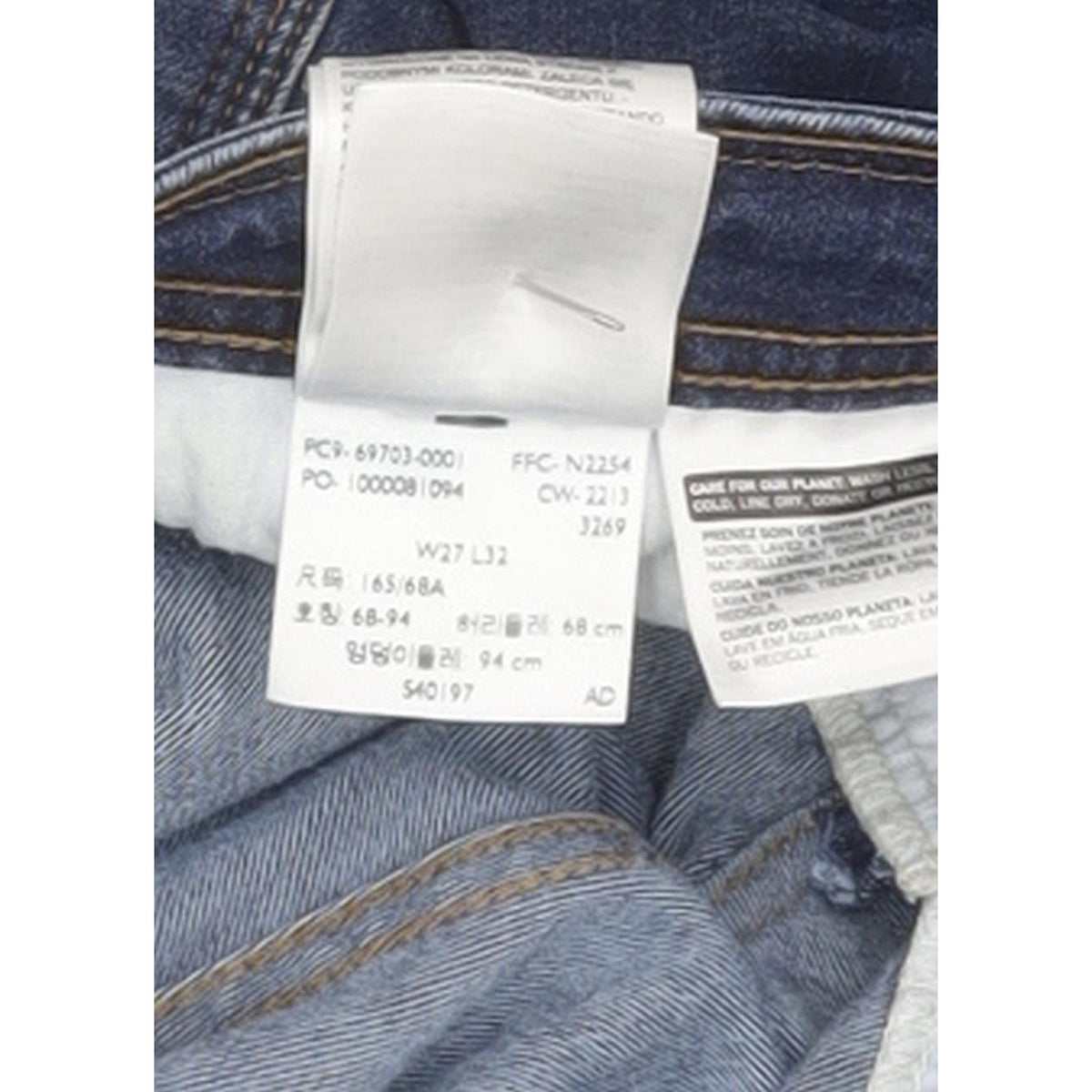 Levi's Demi Curve Women Blue Skinny Slim Stretch Jeans W27 L30
