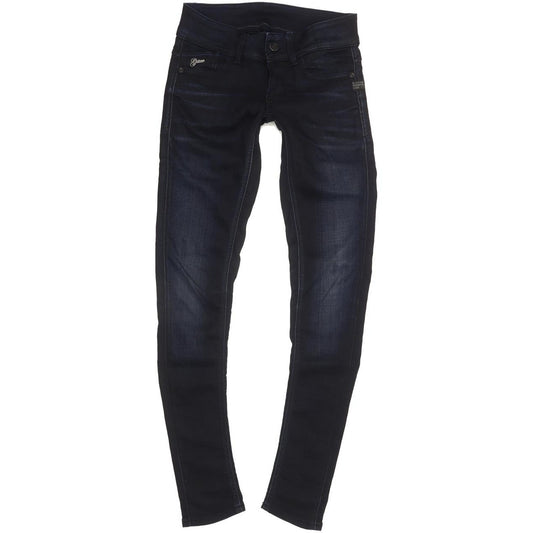 G-Star Lynn Women Navy Skinny Slim Stretch Jeans W26 L31
