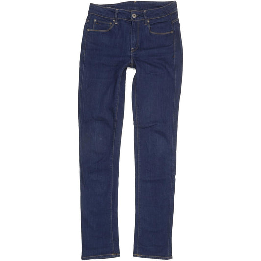 G-Star 3301 High Women Blue Straight Slim Stretch Jeans W26 L30
