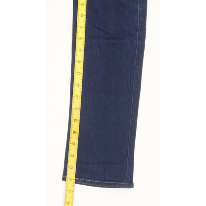 G-Star 3301 High Women Blue Straight Slim Stretch Jeans W26 L30