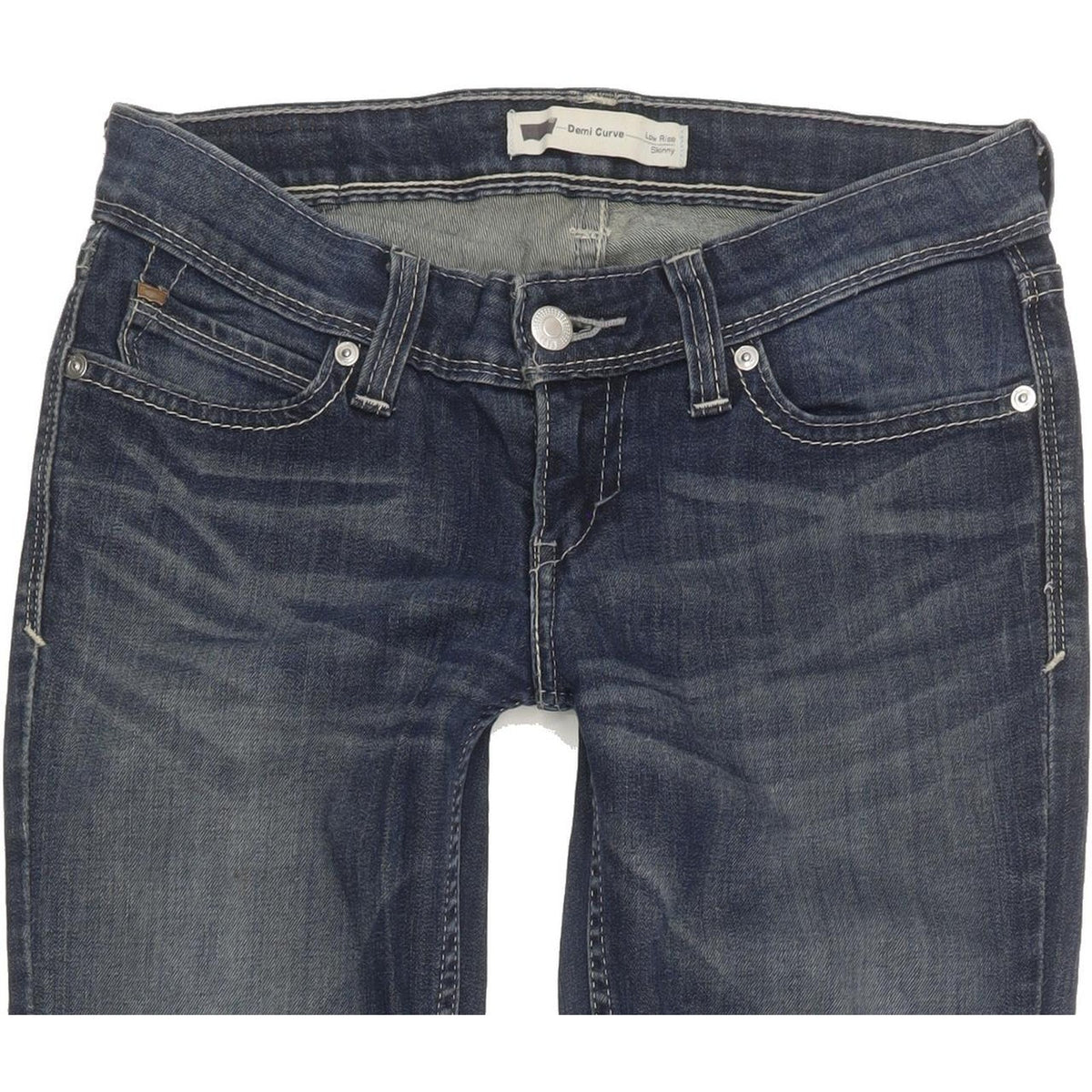 Levi's Demi Curve Women Blue Skinny Slim Stretch Jeans W26 L28