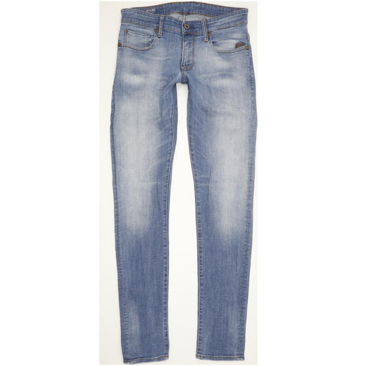 G-Star Revend Men Blue Skinny Slim Stretch Jeans W30 L34