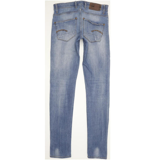 G-Star Revend Men Blue Skinny Slim Stretch Jeans W30 L34