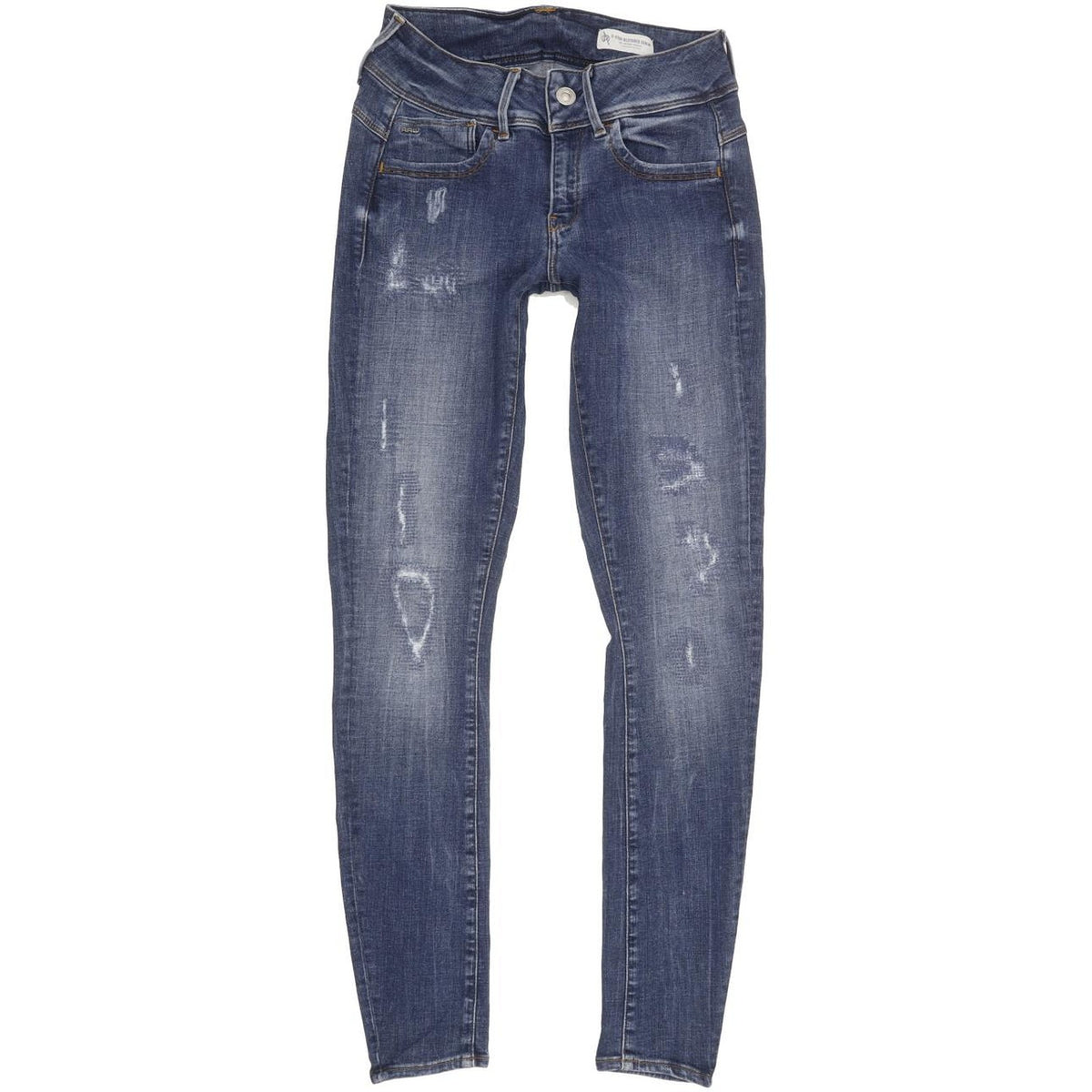 G-Star Women Blue Skinny Slim Stretch Jeans W24 L29
