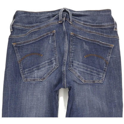 G-Star Women Blue Skinny Slim Stretch Jeans W24 L29