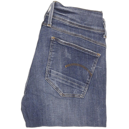 G-Star Women Blue Skinny Slim Stretch Jeans W24 L29