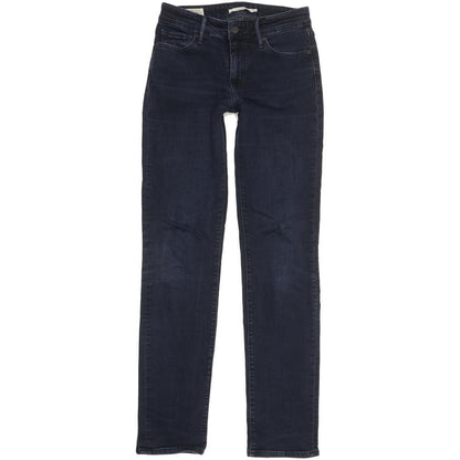 Levi's 712 Women Blue Straight Slim Stretch Jeans W26 L32