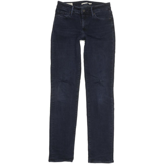 Levi's 712 Women Blue Straight Slim Stretch Jeans W26 L32