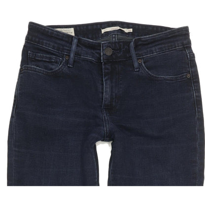 Levi's 712 Women Blue Straight Slim Stretch Jeans W26 L32
