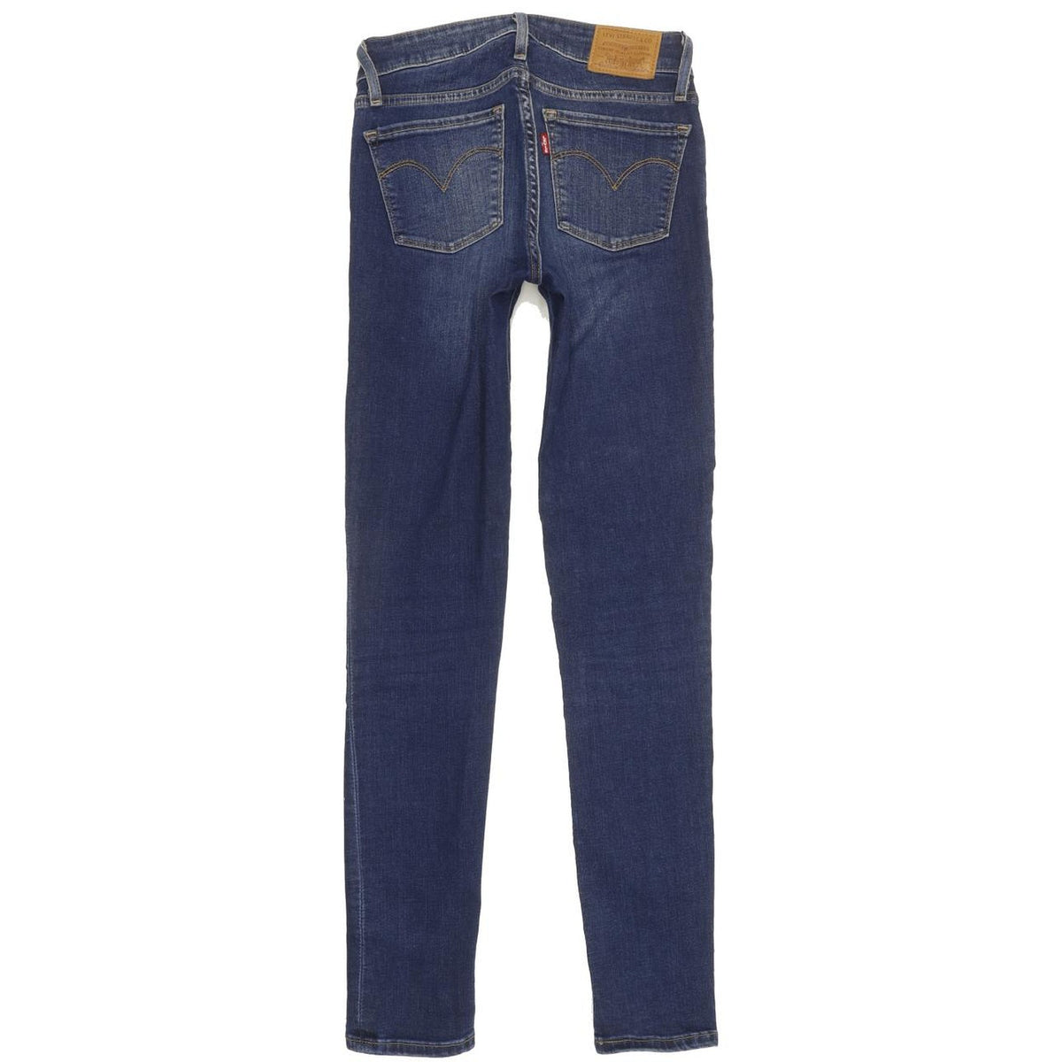 Levi's 711 Women Blue Skinny Slim Stretch Jeans W24 L29