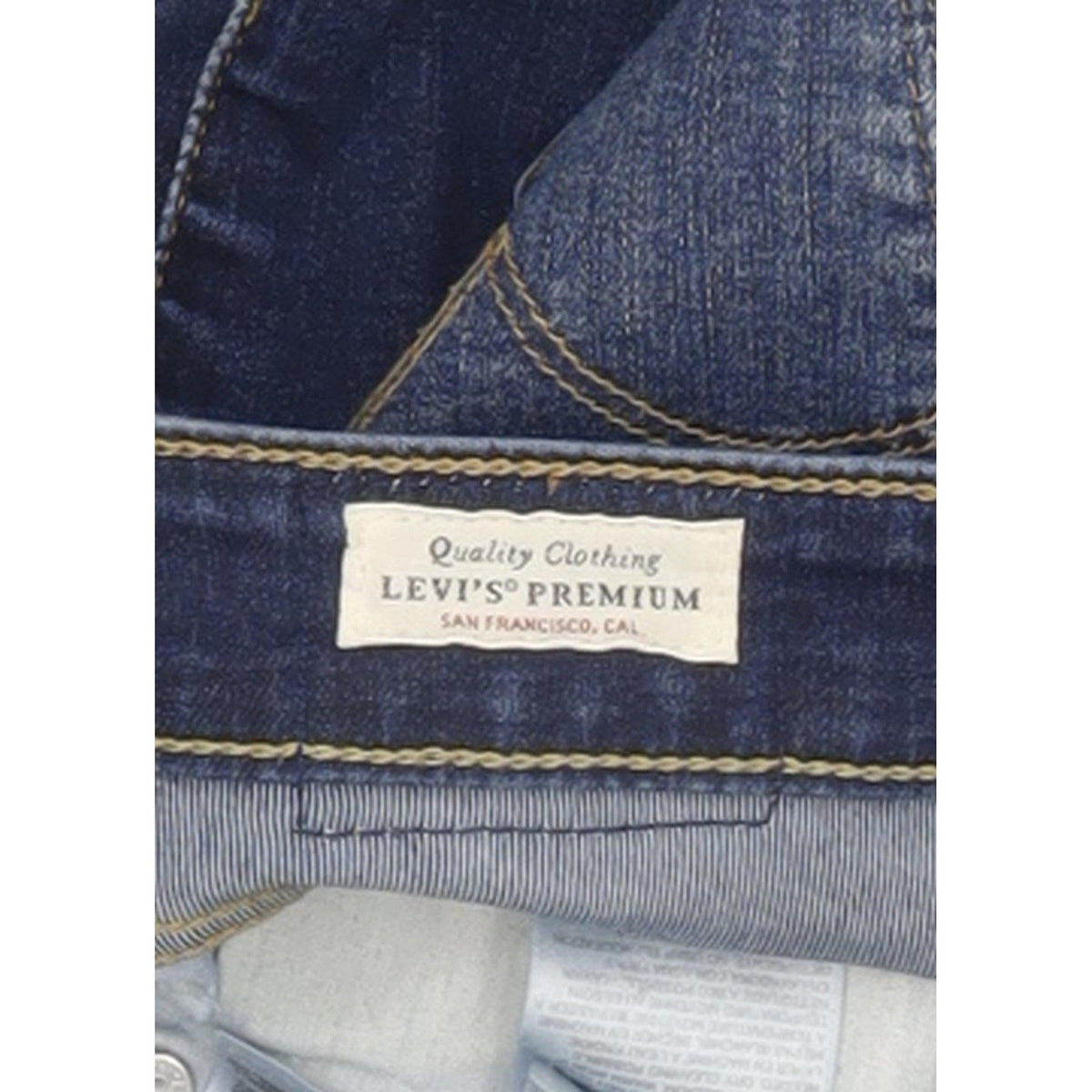 Levi's 711 Women Blue Skinny Slim Stretch Jeans W24 L29