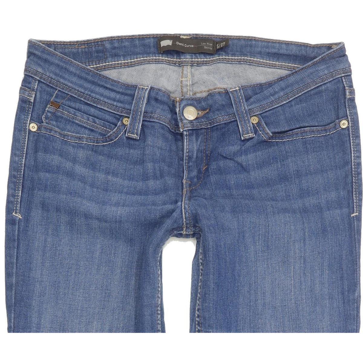 Levi's Demi Curve Women Blue Skinny Slim Stretch Jeans W27 L30