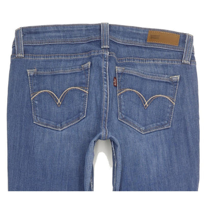 Levi's Demi Curve Women Blue Skinny Slim Stretch Jeans W27 L30