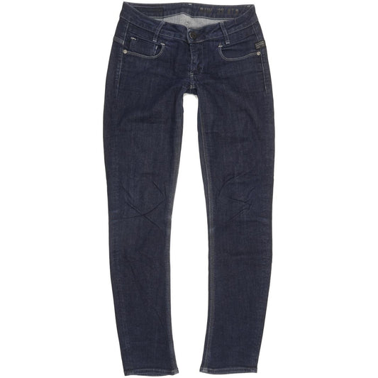 G-Star New Radar Women Blue Skinny Slim Stretch Jeans W25 L28