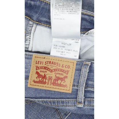 Levi's 711 Women Blue Skinny Slim Stretch Jeans W27 L28
