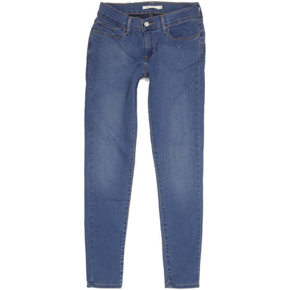 Levi's 710 Super Women Blue Skinny Slim Stretch Jeans W28 L28