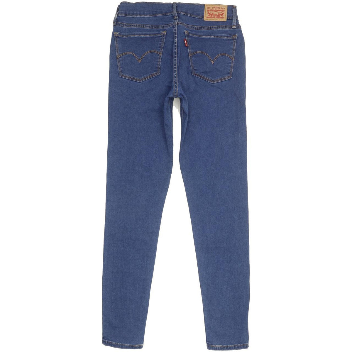 Levi's 710 Super Women Blue Skinny Slim Stretch Jeans W28 L28