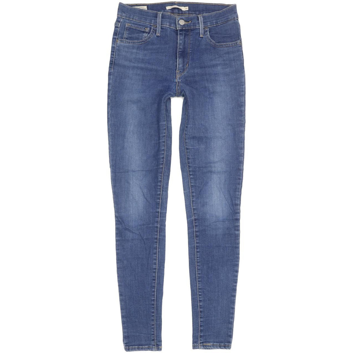 Levi's 720 Super Women Blue Skinny Slim Stretch Jeans W26 L30