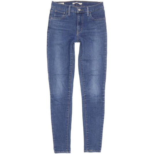 Levi's 720 Super Women Blue Skinny Slim Stretch Jeans W26 L30