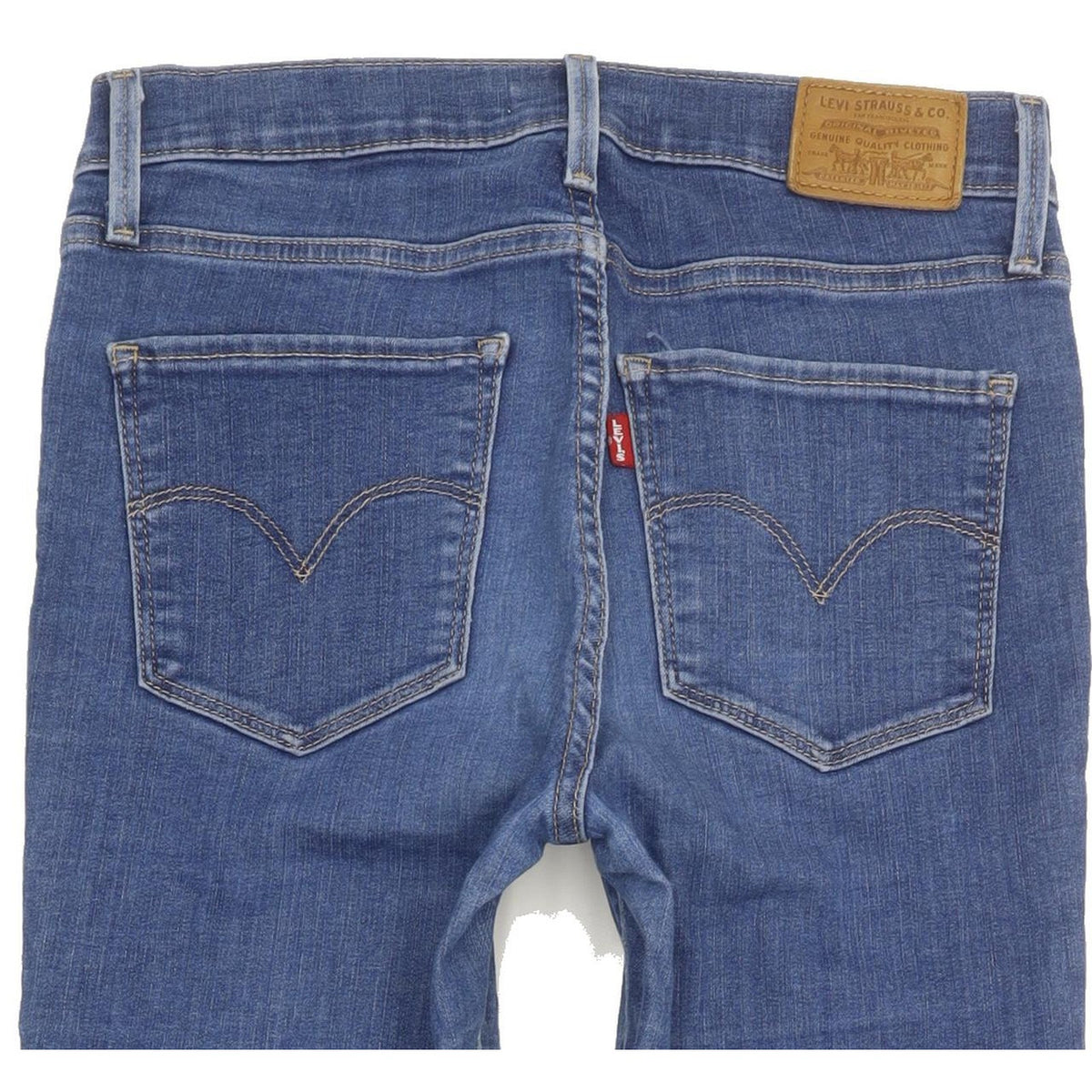 Levi's 720 Super Women Blue Skinny Slim Stretch Jeans W26 L30