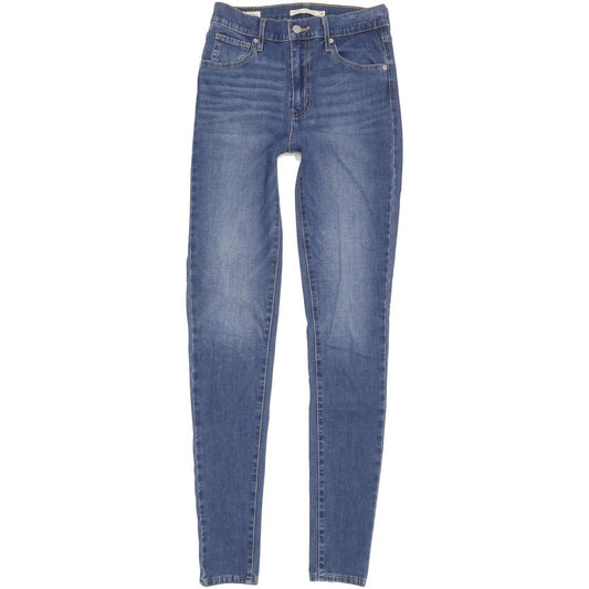 Levi's Mile Women Blue Skinny Slim Stretch Jeans W26 L32
