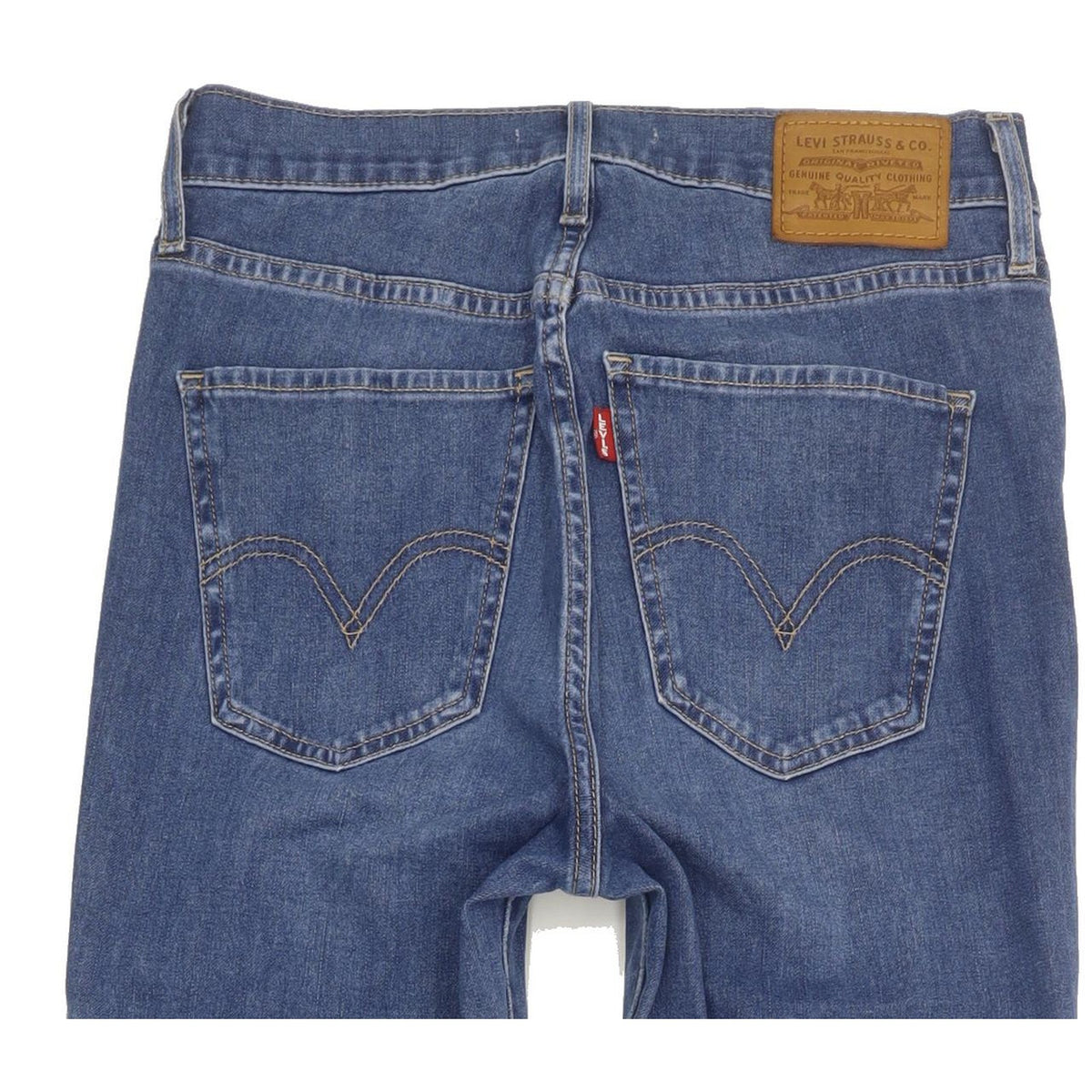 Levi's Mile Women Blue Skinny Slim Stretch Jeans W26 L32