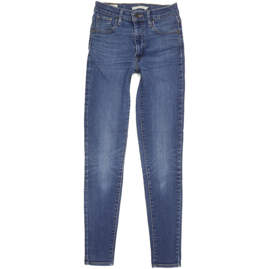 Levi's Mile Women Blue Skinny Slim Stretch Jeans W26 L29