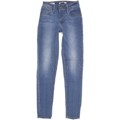 Levi's 721 Women Blue Skinny Slim Stretch Jeans W26 L30