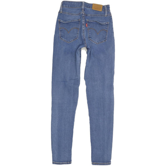 Levi's 721 Women Blue Skinny Slim Stretch Jeans W26 L30