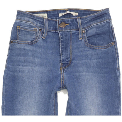Levi's 721 Women Blue Skinny Slim Stretch Jeans W26 L30
