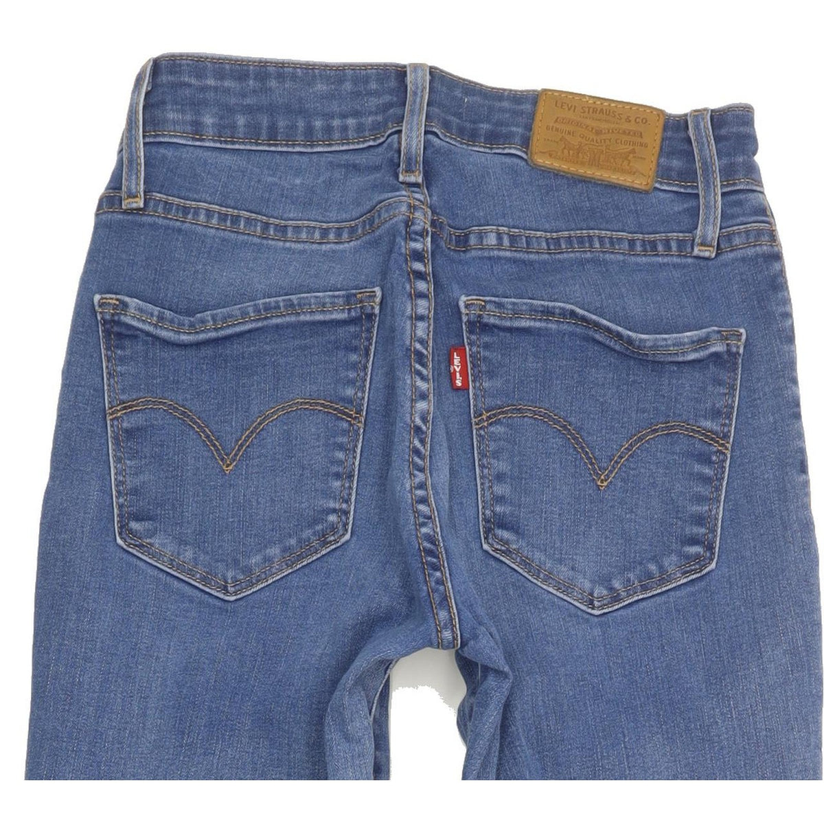 Levi's 721 Women Blue Skinny Slim Stretch Jeans W26 L30