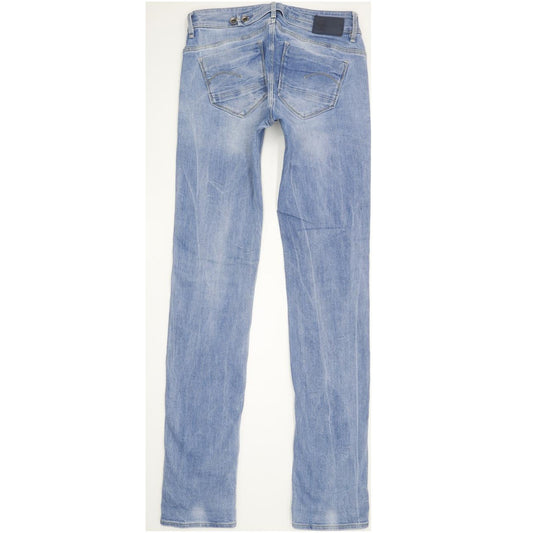 G-Star Midge Women Blue Straight Slim Stretch Jeans W26 L34