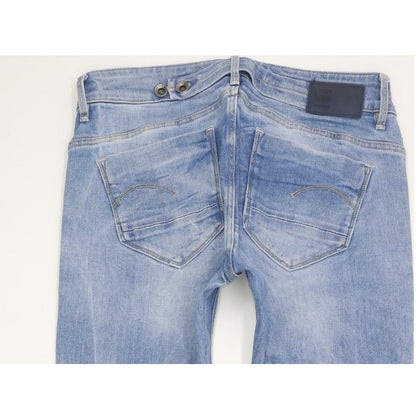 G-Star Midge Women Blue Straight Slim Stretch Jeans W26 L34