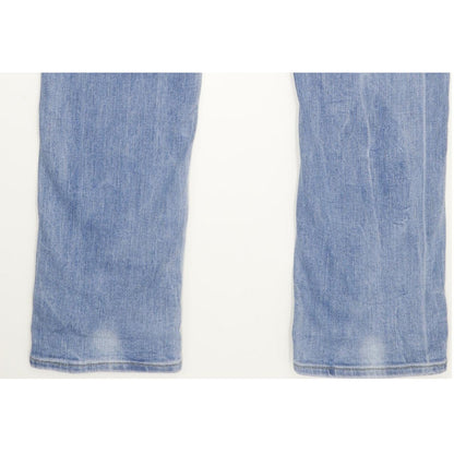 G-Star Midge Women Blue Straight Slim Stretch Jeans W26 L34