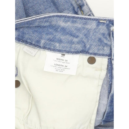 G-Star Midge Women Blue Straight Slim Stretch Jeans W26 L34
