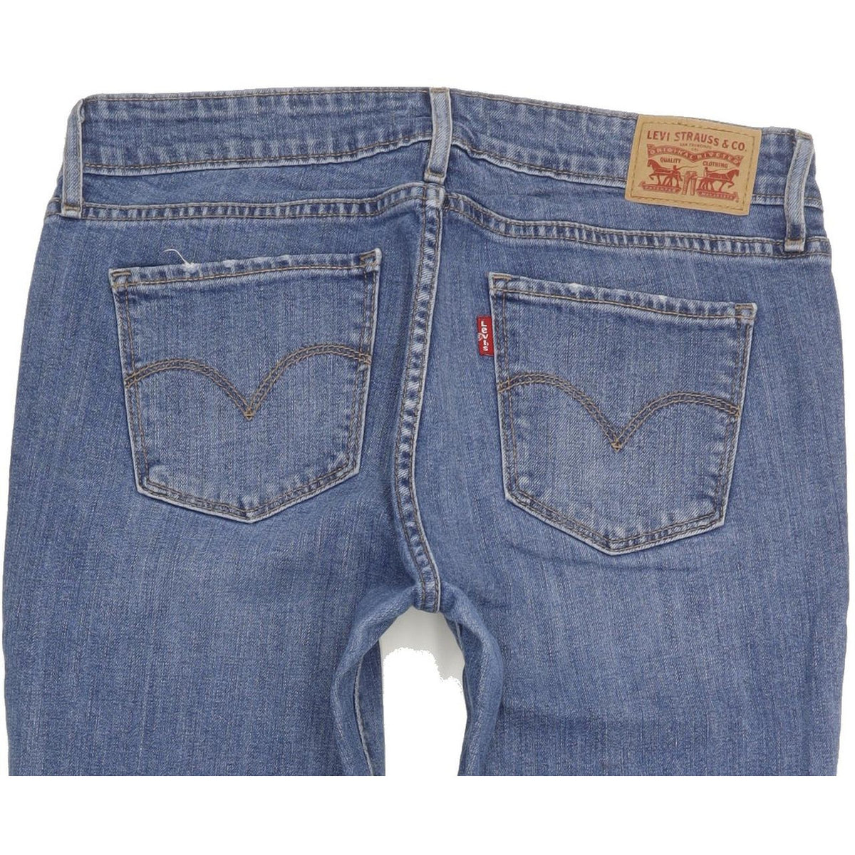Levi's 711 Women Blue Skinny Slim Stretch Jeans W28 L28