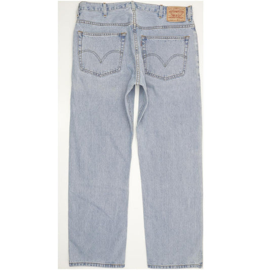 Levi's 505 Men Blue Straight Regular Jeans W38 L30