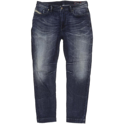 Diesel Eazee Blue Tapered Loose Boyfriend Stretch Jeans High Waisted W28 L28