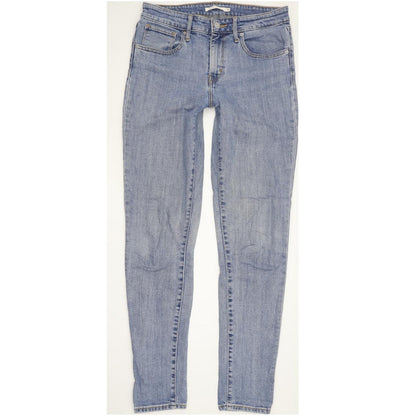 Levi's 721 Women Blue Skinny Slim Stretch Jeans W28 L31