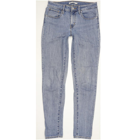 Levi's 721 Women Blue Skinny Slim Stretch Jeans W28 L31