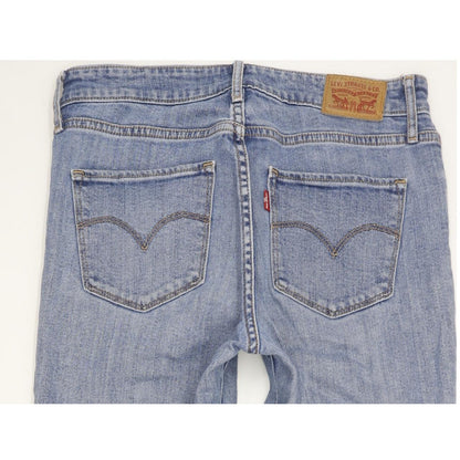 Levi's 721 Women Blue Skinny Slim Stretch Jeans W28 L31