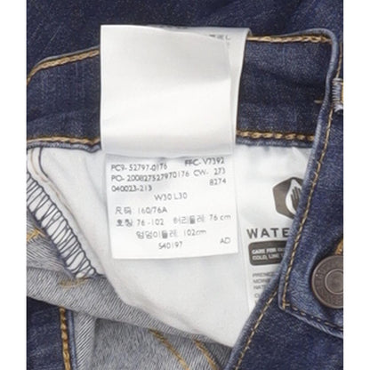 Levi's 720 Blue Skinny Slim Stretch Jeans High Waisted W30 L30