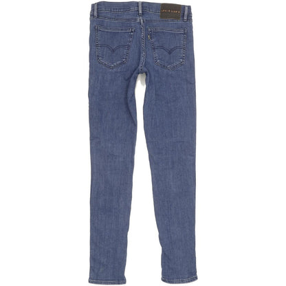 Levi's Line 8 Women Blue Skinny Slim Stretch Jeans W27 L28