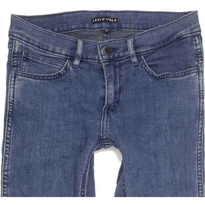Levi's Line 8 Women Blue Skinny Slim Stretch Jeans W27 L28