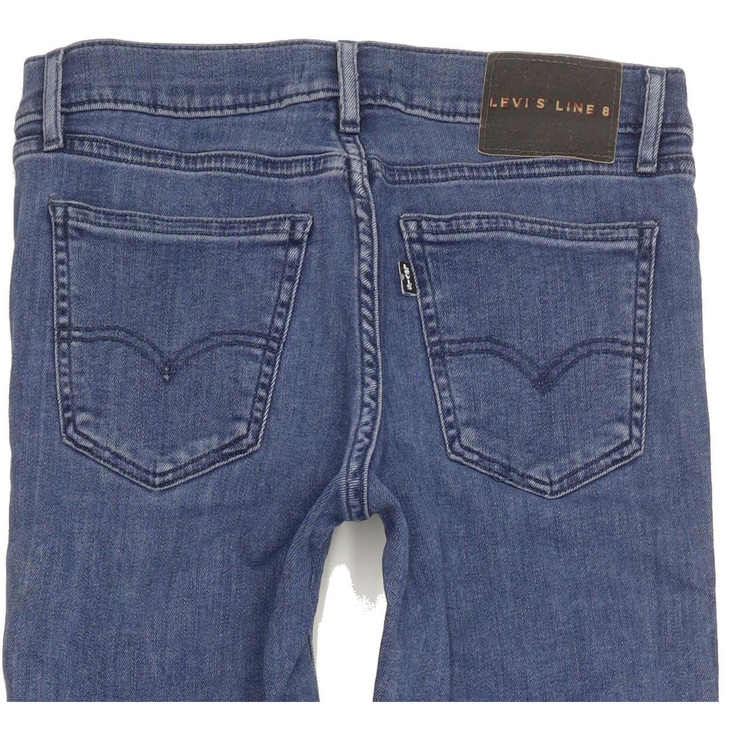 Levi's Line 8 Women Blue Skinny Slim Stretch Jeans W27 L28