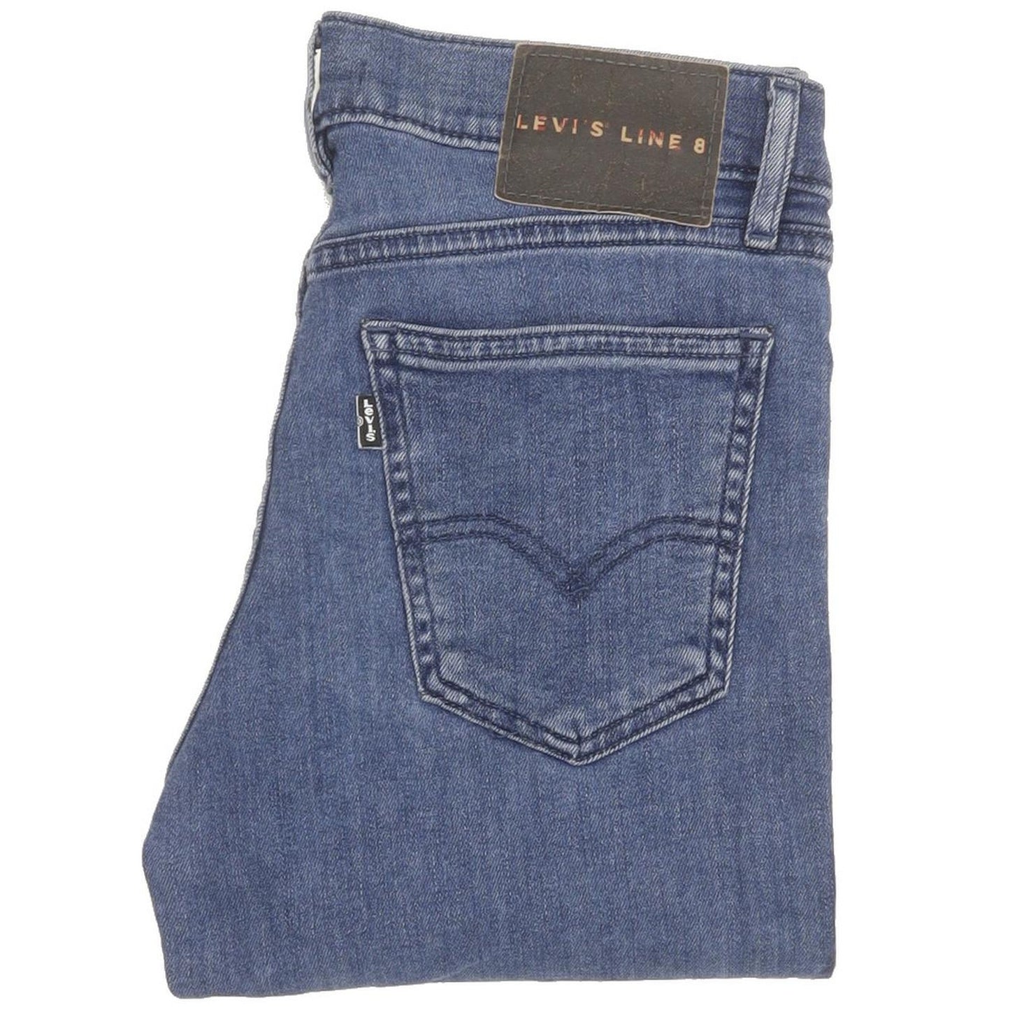 Levi's Line 8 Women Blue Skinny Slim Stretch Jeans W27 L28